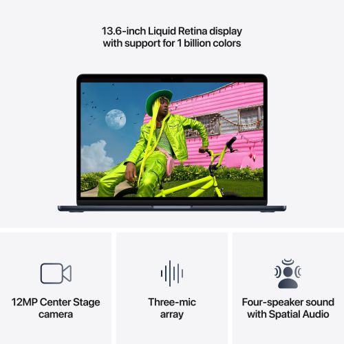 MacBook Air 13” Apple M5 10C CPU, 8C GPU/16GB/512GB SSD/Midnight/SWE