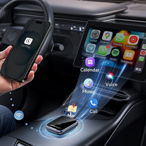 ACEFAST QC1 CarPlay Wireless adapter for car