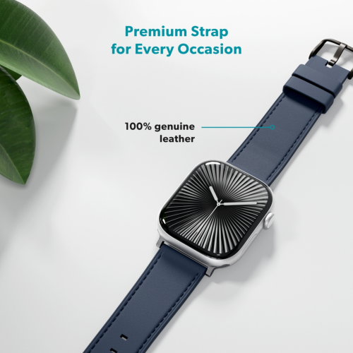 Epico Leather Band for Apple Watch (40-42mm) - Blue