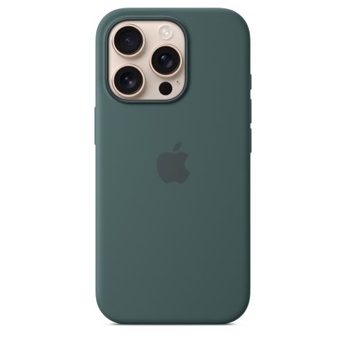 Apple iPhone 16 Pro Max Silicone Case w/ MagSafe - Lake Green