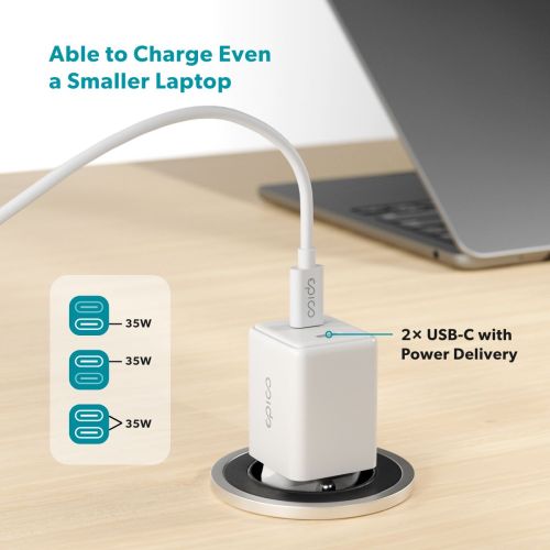 Epico 35W GaN Wall Charger - White