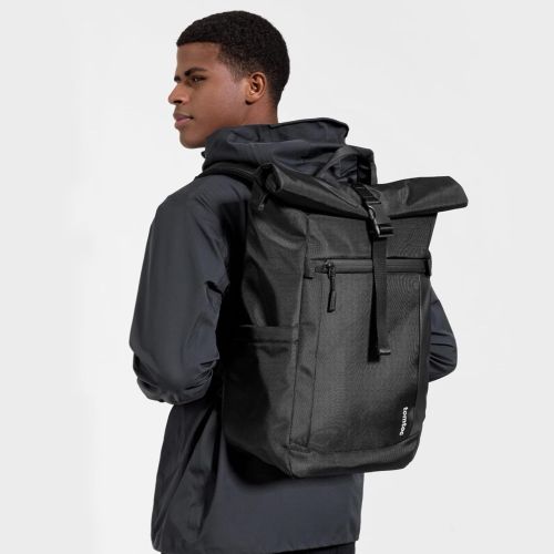 TomToc Navigator T61 Rolltop Backpack - Black