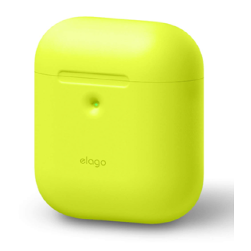 Elago Silicone Cover for Airpods 2nd Gen - Neon Yellow
