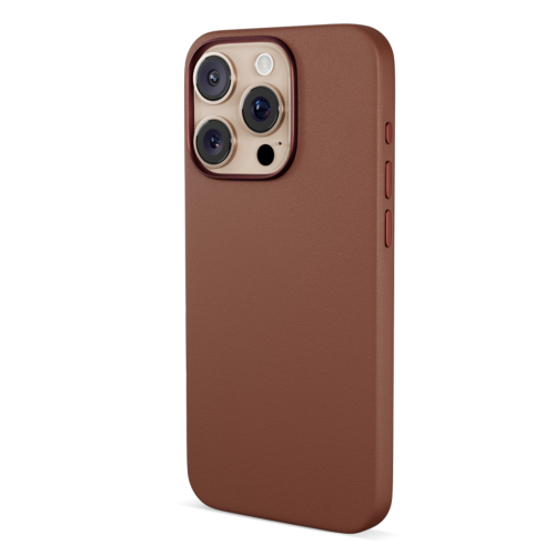 Epico Mag+ Leather Case for iPhone 16 Pro Max - Brown