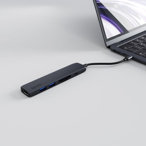 C&C 6in1 USB-C Hub 8K - Midnight