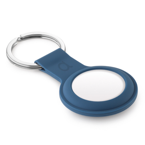 C&C AirTag Silicone Holder with Keychain - Twilight Blue