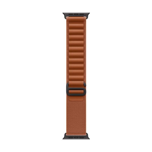 Apple Watch 49mm Terra Cotta AlpineLoop -Small - Black Titanium Finish