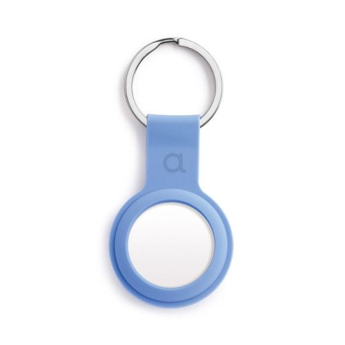C&C AirTag Silicone Holder with Keychain - Indigo