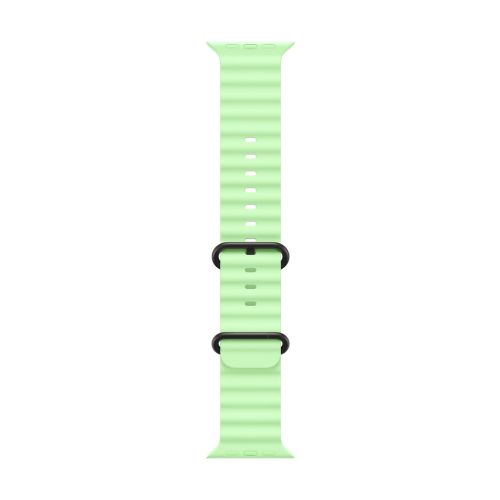 Apple Watch 49mm Neon Green OceanBand - Black Titanium Finish
