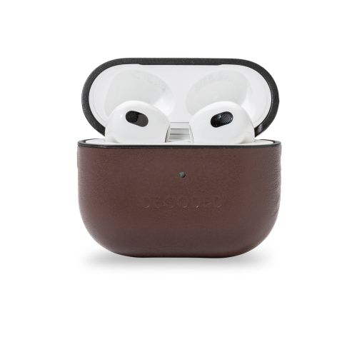 Decoded Leather Cover for Airpods 3rd Gen - Brown