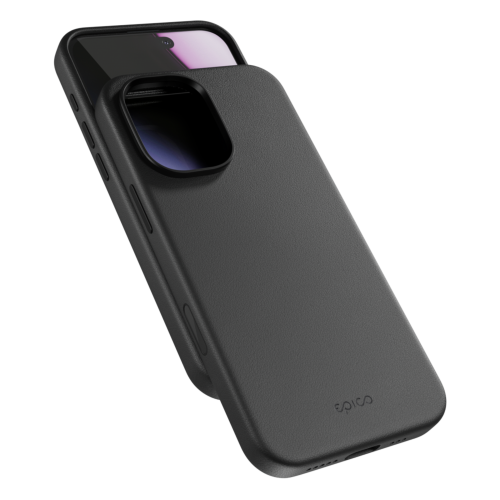 Epico Leather Mag+ Case for iPhone 17 - Black