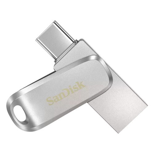 SanDisk Ultra Dual Drive Luxe 64GB USB-C Silver