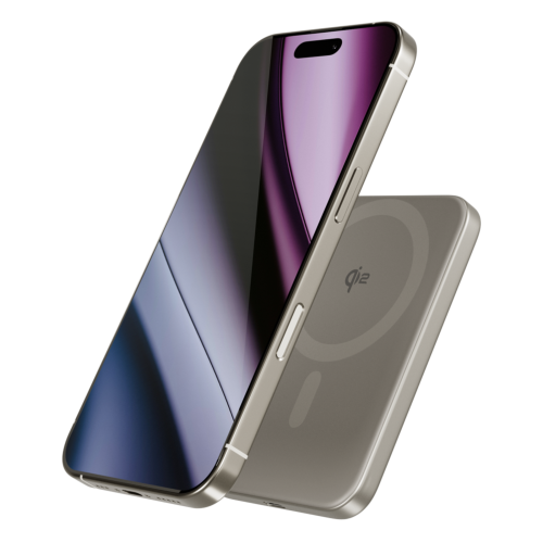 Epico Qi2 Aluminium Mag+ Power Bank 5 000 mAh - Titanium