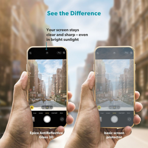 Epico AntiReflective Glass for iPhone 17 & 16 Pro (with Applicator)