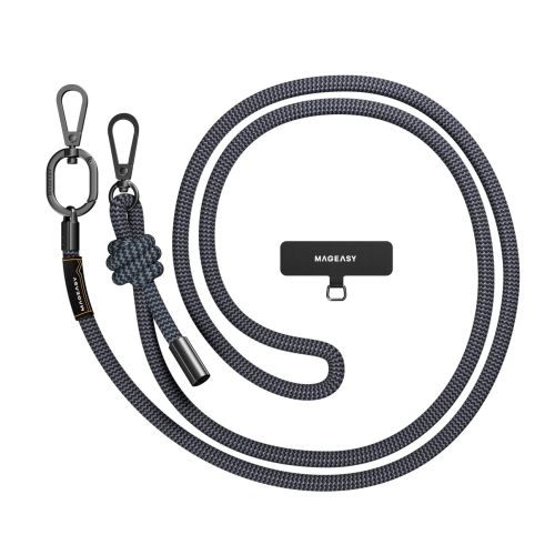 SwitchEasy Strap+Strap Card - 8.3mm | Phone Lanyard - Deep Sea Blue