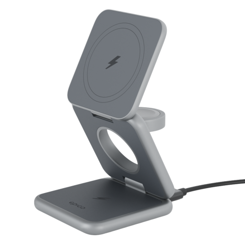 Epico Mag+ Foldable 3in1 Charging Stand - Space Grey