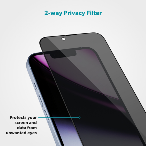 C&C Privacy Premium Glass for iPhone 17 & 16 Pro
