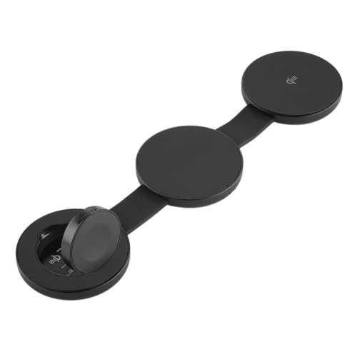 C&C Qi2 3in1 Foldable Wireless Charger - Black