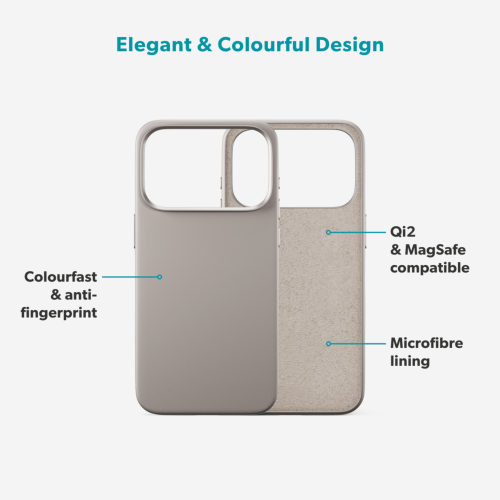 Epico Silicone Mag+ Case for iPhone 17 Pro Max - Titanium