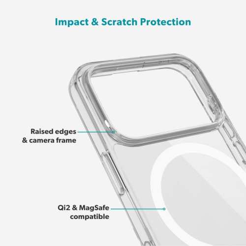 C&C Clear Mag+ Case for iPhone 17 Pro