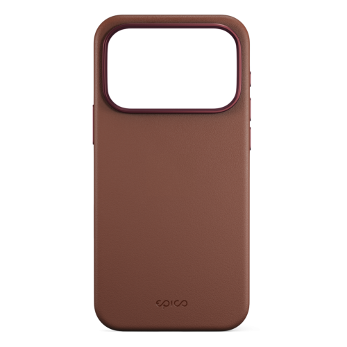 Epico Leather Mag+ Case for iPhone 17 Pro - Brown
