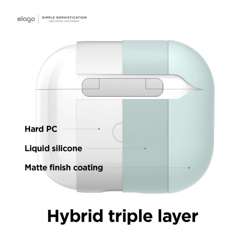Elago Silicone Cover for Airpods 3rd Gen - Mint