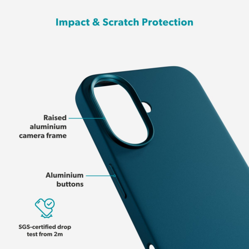 Epico Silicone Mag+ Case for iPhone 17 - Petrol Blue