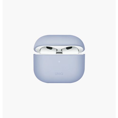 UNIQ Lino Hybrid Liquid Silicon AirPods 3rd Gen Case - Arctic Blue