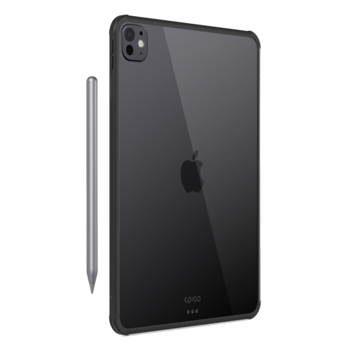 Epico Back Cover for iPad Pro 11 M4 - Black/Transparent