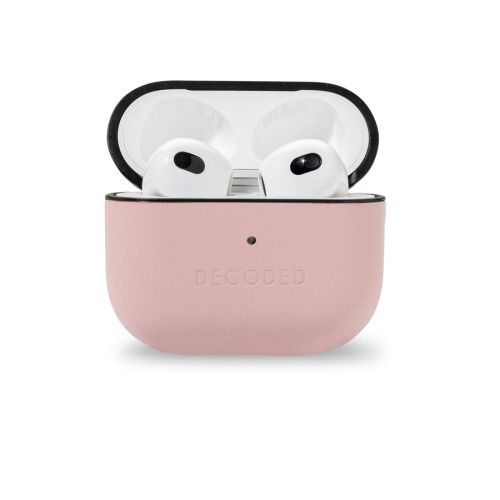 Decoded Leather Cover for Airpods 3rd Gen - Pink