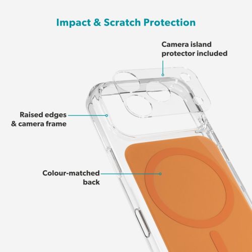 Epico Tile Mag+ Case for iPhone 17 Pro Max - Orange