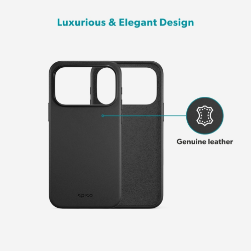 Epico Leather Mag+ Case for iPhone 17 Pro - Brown