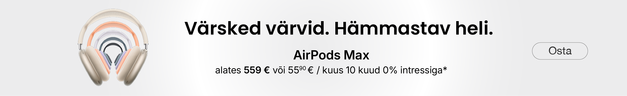 AirPods Max eripakkumine