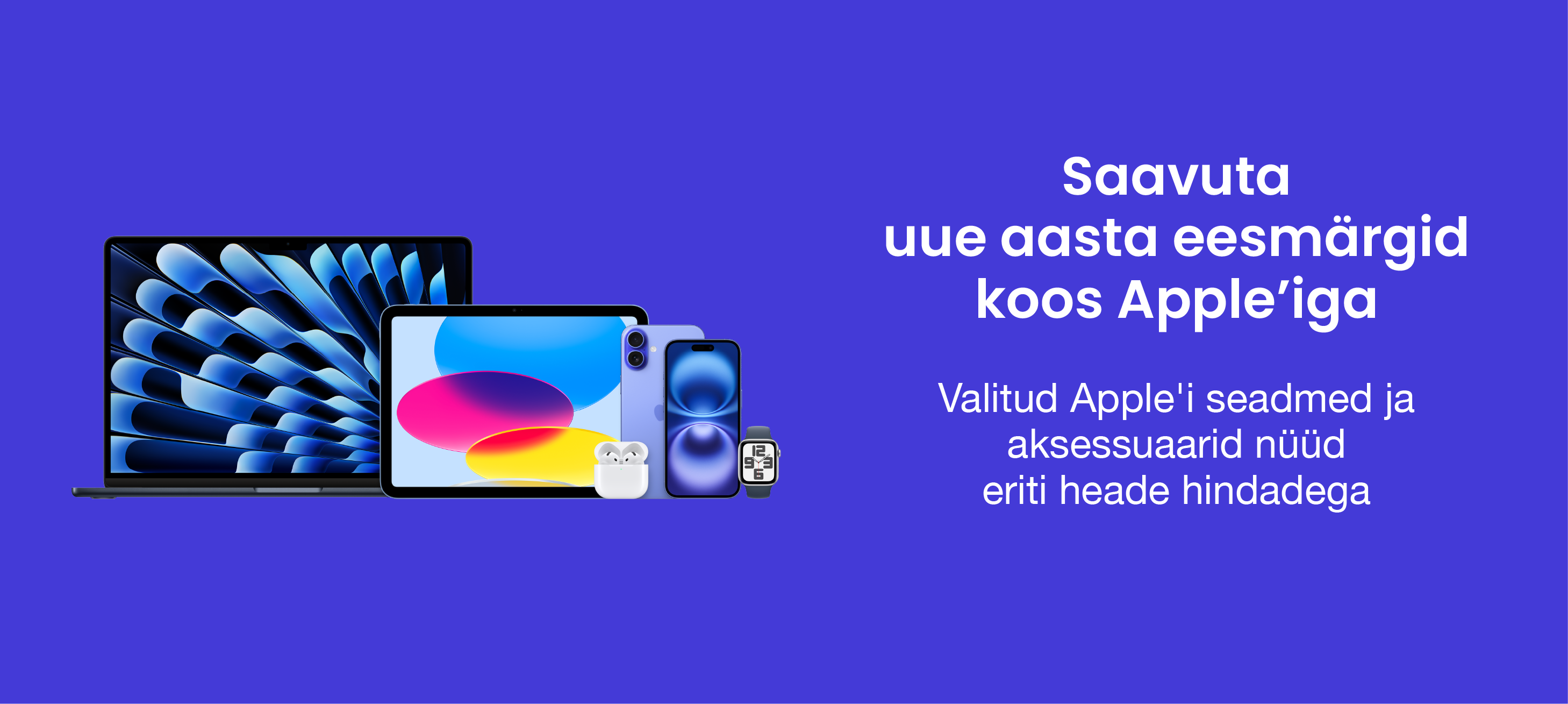 Saavuta uue aasta eesmärgid koos Apple'iga